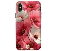 Pink Floral Aesthetic Coquette Soft Girly Case for iPhone X/XS
