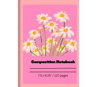 Pink Floral Composition Notebook