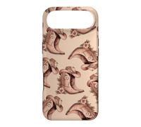 Pink Floral Cowgirl Boots Western Boho Pattern Folk Art Case for iPhone Air