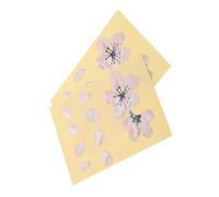 Pink Floral Guitar Sticker Pair, Pvc Self Adhesive Fretboard Decal | 2pcs Set, No Damage Design, Delicate Creative Style, Adds Charm and Beautifies Instrument