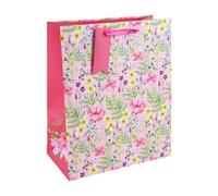 Pink Floral Large Gift Bag 33cm