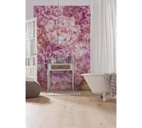 Pink Floral Photo Wallpaper 8x6 Ft flowers wall covering girly room wall murals
