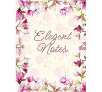 Pink Floral Ruled Notebook: Large 8.5 x 11 Lined Notebook for Writing, Journaling, Study and Daily Notes