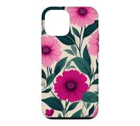 Pink Flower Garden Bold Flowers Floral Case for iPhone 12 mini