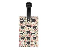 Pink Flower Show Steer Cows Cattle Print