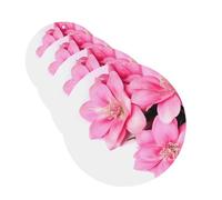 Pink Flowers Car Air Freshener Cards for Women Men 4 Pack Cute Car Accessories Long Lasting Scent Car Diffuser Hanging Auto Aromatherapy Tablets Car Fresheners Gifts