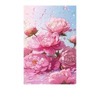 Pink Flowers Jigsaw Puzzles for Adults 500, Fun Challenging Educational Games, Difficult Jigsaw Puzzles for Adults, Puzzle 500 Pieces