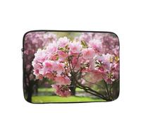 Pink Flowers on The Tree Laptop Case 12 inch, TSA Laptop Sleeve Shockproof Protective Notebook Case Water Resistant Computer Carrying Cover Briefcase Handbags Men Women Computer Bag