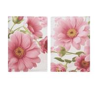 Pink Flowers Passport Holder, ID Card Protector Case Passport Holder with Slot Passports Travel Wallet Document Cover for Women And Men