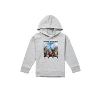 Pink Floyd 1969 Group Shot Youth Kids Pull-Over Hoodie, Athletic Heather in Grey | Size: 5-6 Years Pink Floyd Grey 5-6 Years