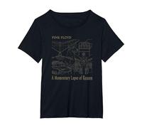 Pink Floyd A Momentary Lapse of Reason Schematic Collage T-Shirt, Women's Plus, Black, 2X