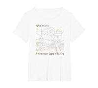Pink Floyd A Momentary Lapse of Reason Schematic Collage T-Shirt, Women's Plus, White, 4X