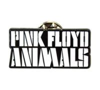 Pink Floyd Animals Mono Text Logo Pin Badge