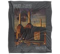 Pink Floyd Animals Silky Faded Supersoft Blanket Grey/multicoloured (One Size)