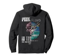 Pink Floyd Animals Wish You Were Here Splice Distressed Rock Pullover Hoodie
