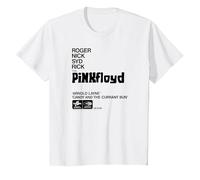 Pink Floyd Arnold Layne T-Shirt, Youth, White, X-Small