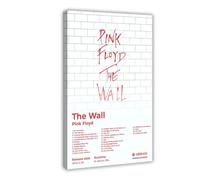 Pink Floyd Art Poster Music Album The Wall Cover Tracklist Classic Rock Band Vintage Fans Gift Room Decor Canvas Poster Wall Art Decor Print Picture Paintings for Living Room Bedroom Decoration 08x12i