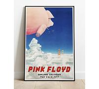 Pink Floyd at the Oakland Coliseum 1977 Animals Live Concert Tour Poster :: Huge 36"x24" Poster Print Similar (Slightly Larger) to A1 Size : Vintage Reproduction BRING YOUR WALLS ALIVE !