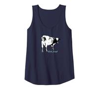 Pink Floyd Atom Heart Mother Tank Top, Women, Navy Blue, X-Large