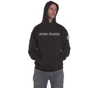Pink Floyd Band Logo & Prism Applique Hoodie in Black | Size: Medium Pink Floyd Black M