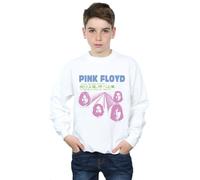 Pink Floyd Boy's One Of These Days Sweatshirt in White | Size: 7-8 Years Pink Floyd White 7-8 Years