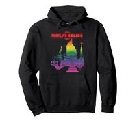 Pink Floyd Bright Relics Pullover Hoodie, Adult Unisex, Black, X-Large