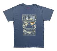 Pink Floyd Carnegie Hall Live Poster T-Shirt in Blue | Size: Large Pink Floyd Blue L