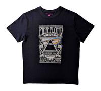 Pink Floyd Carnegie Hall Poster T-Shirt in Black | Size: 11-12 Years Pink Floyd Black 11-12 Years