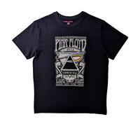 Pink Floyd Carnegie Hall Poster T-Shirt in Black | Size: 3-4 Years Pink Floyd Black 3-4 Years