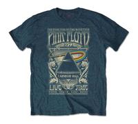 Pink Floyd Carnegie Hall Poster T Shirt L Blue