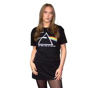 Pink Floyd Dark Side of The Moon Courier T Shirt Dress XL Black