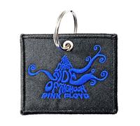 Pink Floyd Dark Side Of The Moon Swirl Patch Keyring in Black Pink Floyd Black One Size