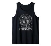 Pink Floyd Distressed Faces Rock Band Music Tank Top