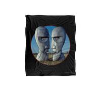 Pink Floyd Division Bell Cover Silky Touch Super Soft Throw Blanket 152 X 127 cm in White Pink Floyd White 152 X 127 cm