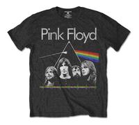 Pink Floyd "DSOTM Band & Pulse" Charcoal Men's T Shirt Size: X Large