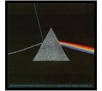 Pink Floyd DSOTM Glittery sew-on cloth patch 100mm x 100mm (ro)
