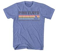 Pink Floyd DSOTM Light Blue Heather Adult T-Shirt Tee