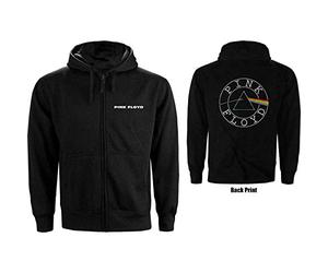 Pink Floyd - Felpa # S Unisex Black # Circle Logo