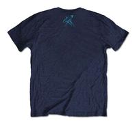 Pink Floyd First In Space Vignette T-Shirt in Navy | Size: Small Pink Floyd Navy S