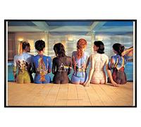 Pink Floyd Framed Back Catalogue Campaign Poster, 91.5 x 61cm, Gloss Black Frame, Landscape Orientation, Wall Decoration, Living Room