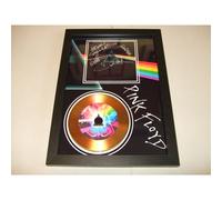 Pink Floyd Framed Signed Mini LP Vinyl Record Display - 12cm Grooved Disc, Ready to Hang