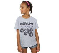Pink Floyd Girl's Cover Cotton T-Shirt in Grey | Size: 3-4 Years Pink Floyd Grey 3-4 Years