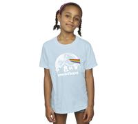 Pink Floyd Girl's Moon Prism Blue Cotton T-Shirt in Baby Blue | Size: 5-6 Years Pink Floyd Baby Blue 5-6 Years