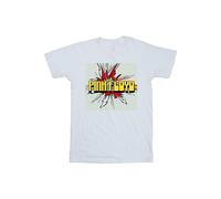 Pink Floyd Girl's Pop Art Cotton T-Shirt in White | Size: 3-4 Years Pink Floyd White 3-4 Years