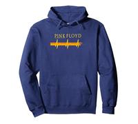 Pink Floyd Heart Beat Pullover Hoodie, Adult Unisex, Navy Blue, X-Large