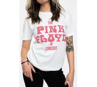 Pink Floyd In Concert Puff Print Logo T-Shirt in White | Size: XL Pink Floyd White XL