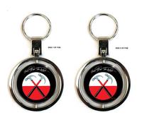 Pink Floyd - Keychain The Wall Hammers Logo Enamel In-fill - keyrin - P500z
