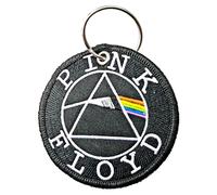 Pink Floyd Keyring Dark Side Of The Moon Circle Patch Keychain