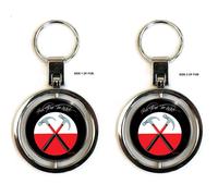 Pink Floyd Keyring Keychain The Wall Hammers Band Logo Spinner Official Metal