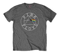 Pink Floyd Kids T Shirt Circle Band Logo Official Charcoal Grey (Ages 3-14 yrs) L